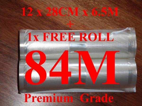13 Vaccum Rolls x 28CM x 6.5M