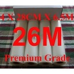 4 Vaccum Rolls x 28CM x 6.5M